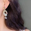 Flower Drop Earrings