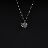 Love white heart necklace