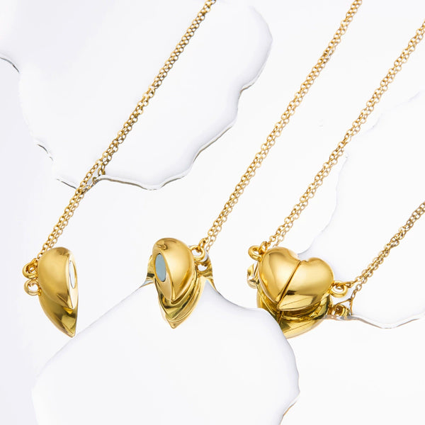 Gold Plated Heart Cut Pendant Necklace