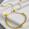 Elegant Gold Plated Bracelet With Heart