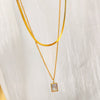 White Magic Dual Chain Necklace