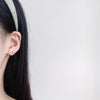 Combo Of 2 Purple Crystal Floral Earring