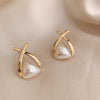 Pack Of 2 Gold Plated Stud Earring