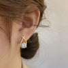 Pack Of 3 Stylish Crystal, Pearl & Spiral Earrings