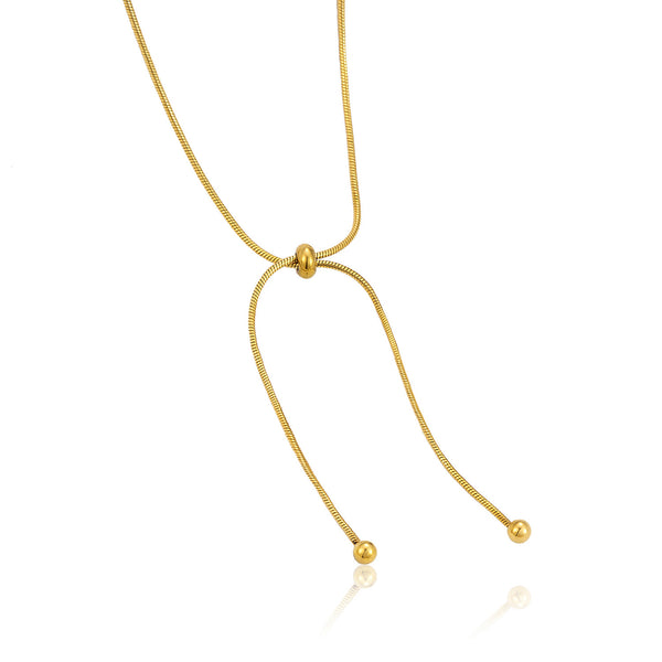 Stylish Simple Snake Bone Chain Necklace