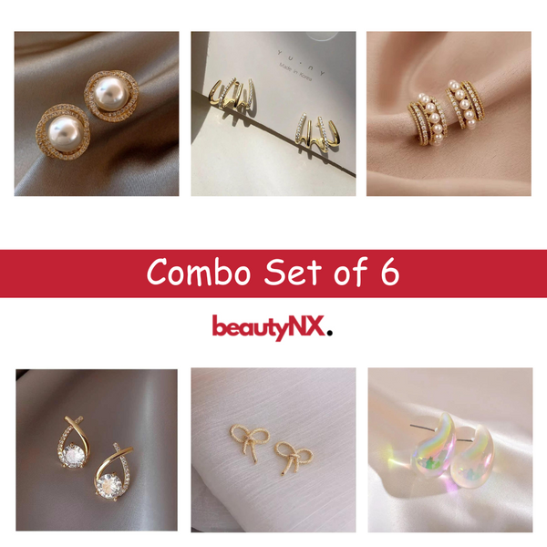 Combo Of 6 Stunning Office Wear Earring