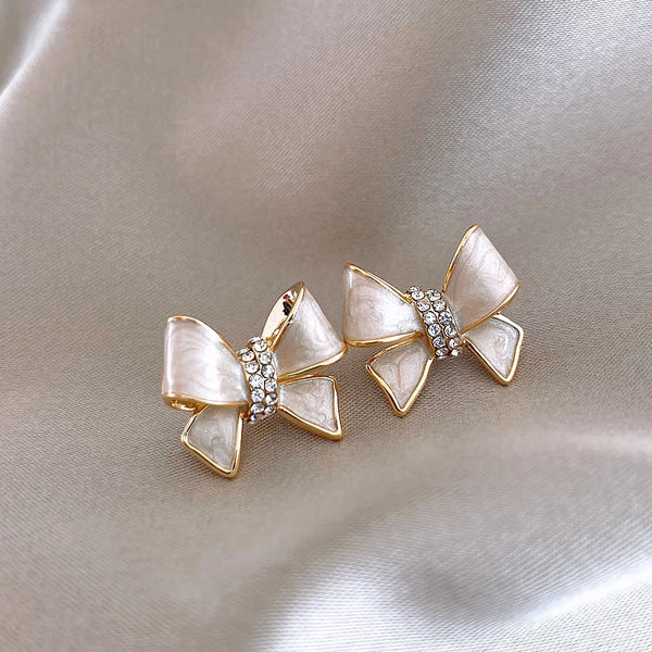 Combo Of 2 Gold & Pearl Mini-Hoops Earring