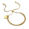 Elegant Gold Plated Bracelet With Heart