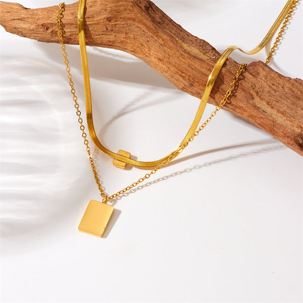 Cubic Zirconia Necklace Green Stones