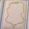Twist Chain Heart-shaped necklace