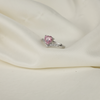 Sterling Silver Pink Heart Ring