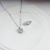 Love Mini Heart Necklace, Ring Set