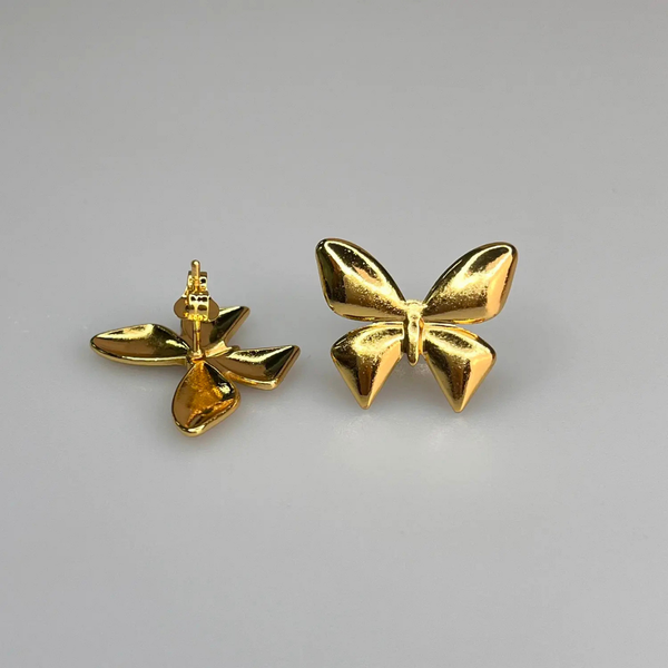 Anti Tarnish Big Butterfly Stud Earring