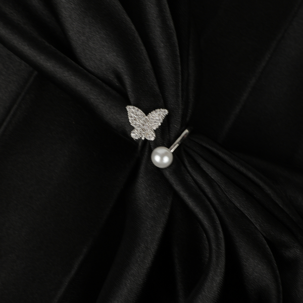 Sterling Silver Butterfly Open Ring