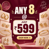 Get any 8 Pieces of Jewelry @ 599