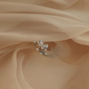 Love zirconia butterfly ring