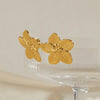 Anti Tarnish Golden Mini flower Earring
