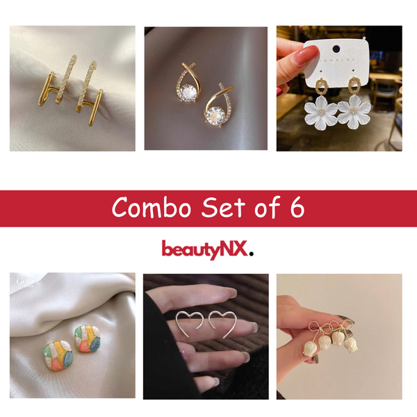 Combo Of 6 Western Trendy Earring