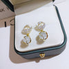 Pack Of 2 Gold Plated PearlEarring