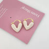 Combo Of 2 Amazing Heart Hoop Earring