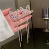 Rhinestone Butterfly Decor Earrings