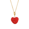 Stainless Steel Heart-Shaped Necklace Pendant