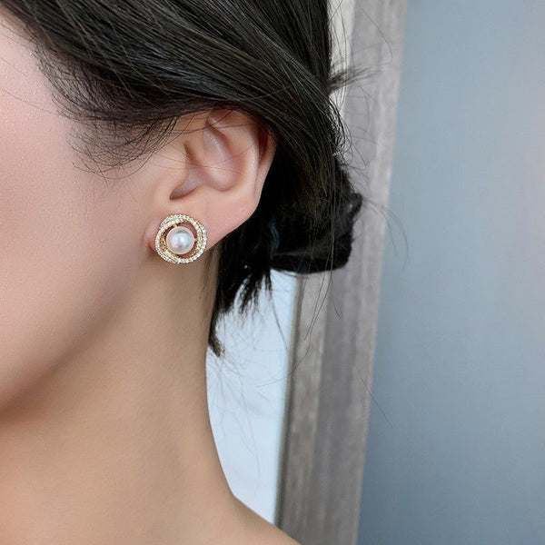 Pack Of 2 Bubble Pearl Earrings