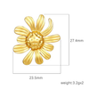 Anti Tarnish Cute Flower Stud Earring