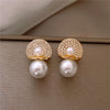 Pack Of 2 Gold Plated Pearl Earring