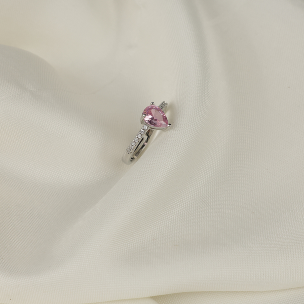 Sterling Silver Heart Shaped Ring