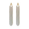 Silver Color Long Tassel Earring