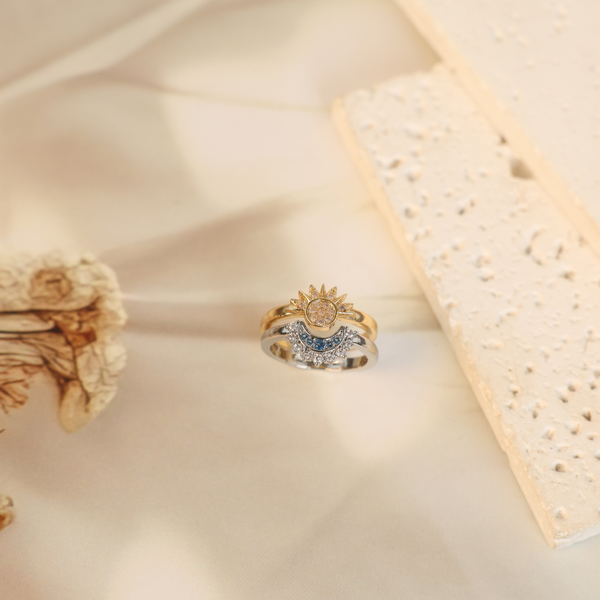 Love couple dual ring