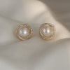 Pack Of 2 Classic Gold-Plated Pear Earrings