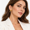 Gold-Tone Bow Stud Earrings for Women | BeautyNX