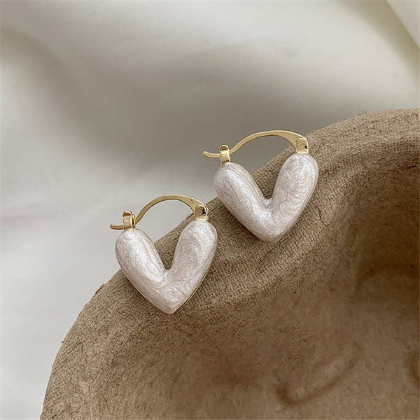 Combo Of 2 Amazing Heart Hoop Earring