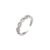 Silver Infinity Charm Ring