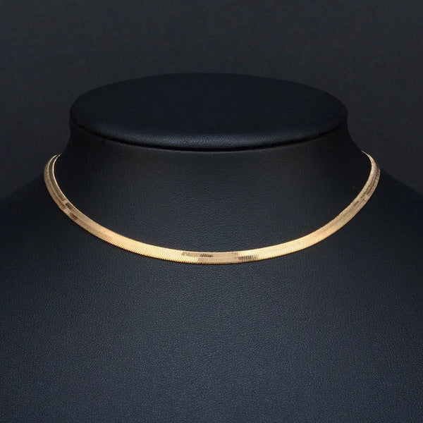 Stainless Steel Snake Bone Chain