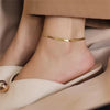 Snake Golden Stainless Steel Anklet