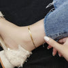 Snake Golden Stainless Steel Anklet