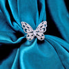 Hollow Butterfly Diamond Ring