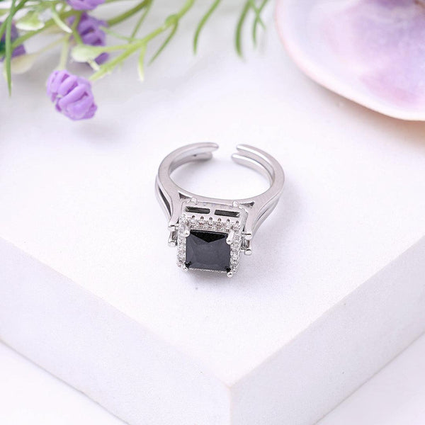 Dual Flip Crystal Adjustable Rings