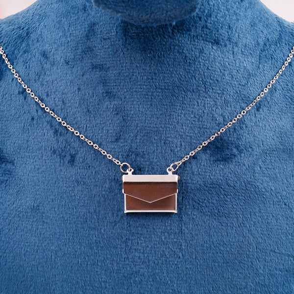 Letter of Heart Envelope Necklace