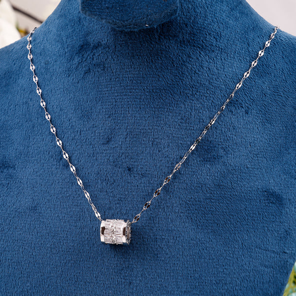 Silver Flash Necklace Pendant
