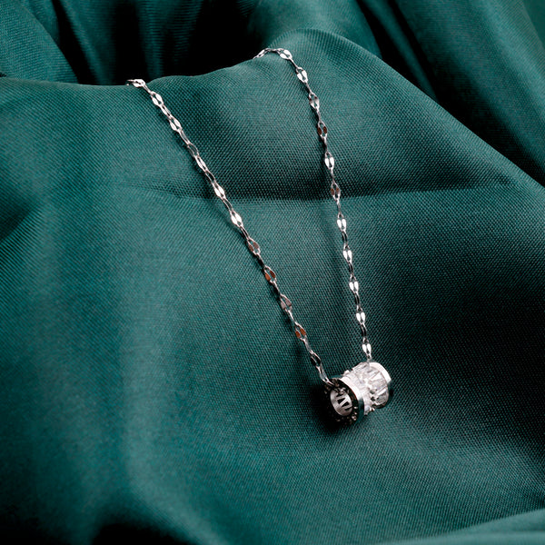 Silver Flash Necklace Pendant