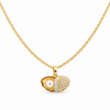 Seashell and Pearl Necklace