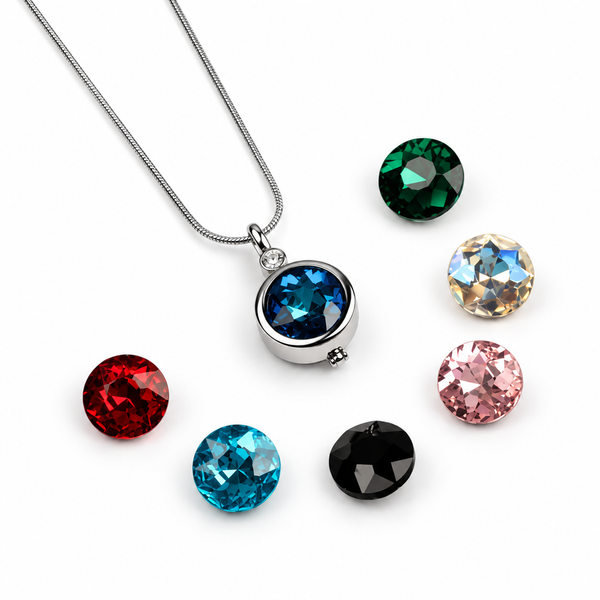 MoodGem 7 Charms Changeable Necklace