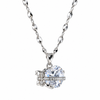 Silver Chain with Heart Shape Pendant Necklace