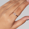 925 silver small heart ring