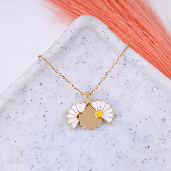 Sunflower Necklace Daisy Necklacei