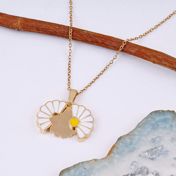 Sunflower Necklace Daisy Necklacei